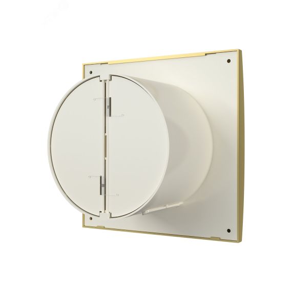 Вентилятор осевой вытяжной с обратным клапаном D125 декоративный DiCiTi AURA 5C Champagne