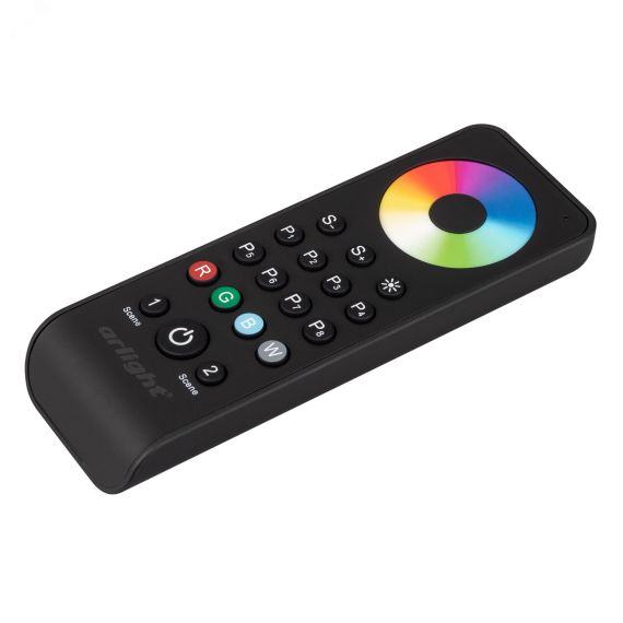 Пульт SMART-R43-RGBW Black (1 зона, 2.4G) (ARL, IP20 Пластик, 5 лет) Arlight 031937