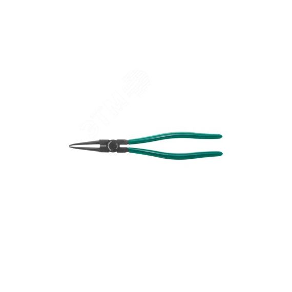 Щипцы прямые для стопорных колец удлиненные с ПВХ рукоятками, сжим, 85-165 мм, 3.5-4.0 мм, 310 мм Jonnesway P18012A