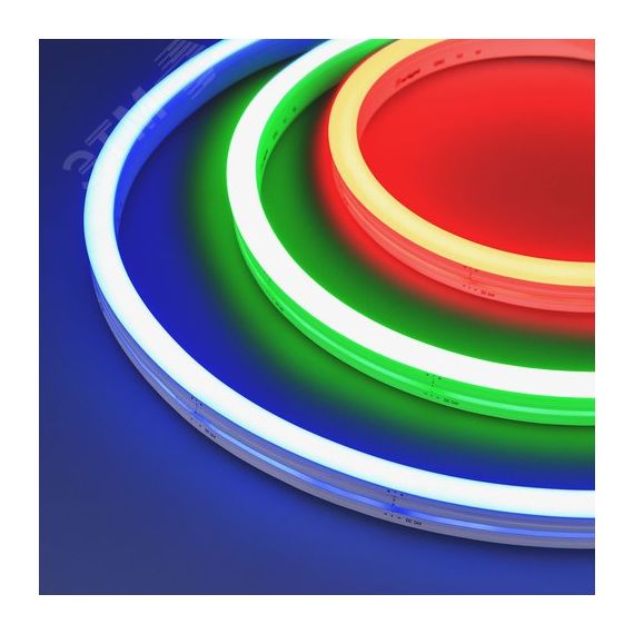 Лента герметичная MOONLIGHT-SIDE-GM192-12x17мм 24V RGBW-Warm (14.4 W/m, IP67, 5м, wire x2) (Вывод кабеля боковой) Arlight 042748