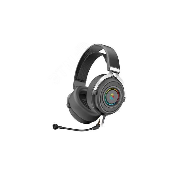 Гарнитура мониторная Bloody G535P, кабель 2м, черный/серебро A4Tech G535P 4PIN+USB/BLACK+SILVER