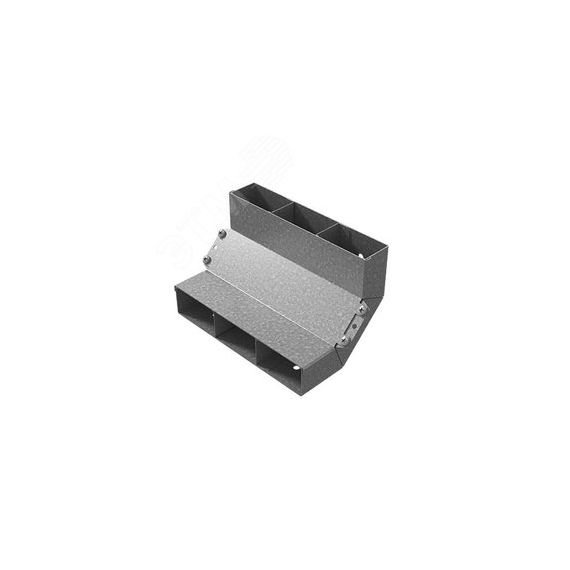 Угол вертикальный внутренний трехканальный 250х48,Сендзимир цинк OSTEC 032931