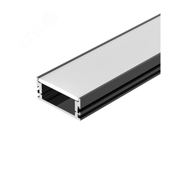 Профиль FLOOR60-H26-3000 ANOD BLACK (Arlight, Алюминий) Arlight 046414