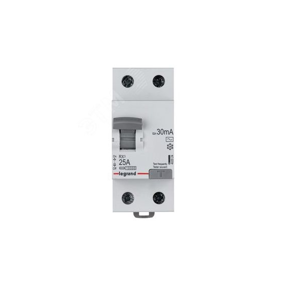 ВДТ RX3 - 2П - 25 А - тип AC - 30 мА - 2 модуля Daccord/Legrand 402024