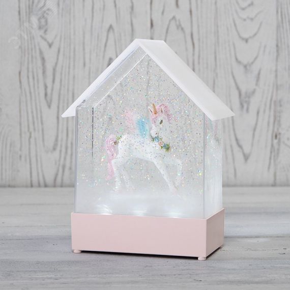 Светильник декоративный Единорог с конфетти и мелодией, USB Neon-Night 501-186
