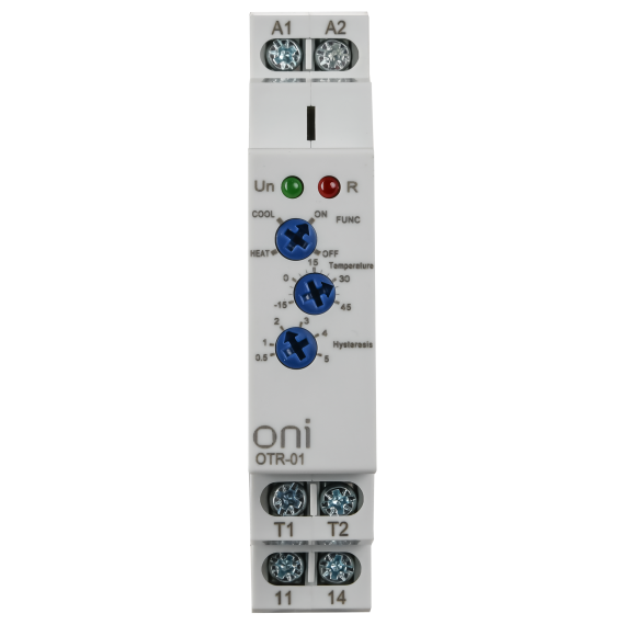 Реле температурное OTR-01 1 контакт 24-240В AC/DC ONI