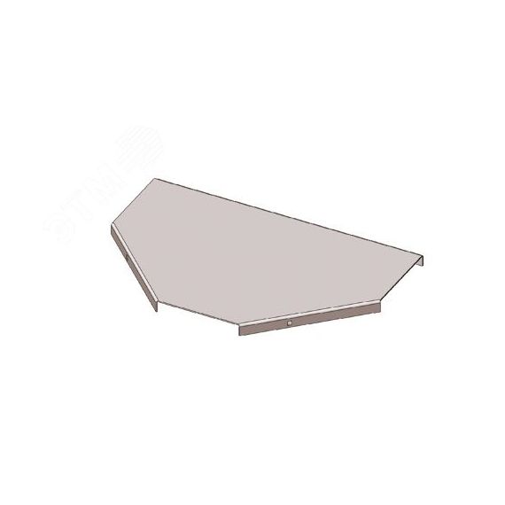 Крышка к тройниковому лотку КЛТ 600 УТ1,5, оцинкованный лист, S1,5 Завод ЭМИ Курган 671