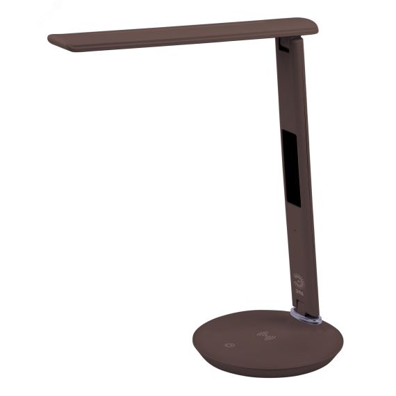 Светильник настольный NLED-505-10W-BR светодиодный коричневый ЭРА Б0057201