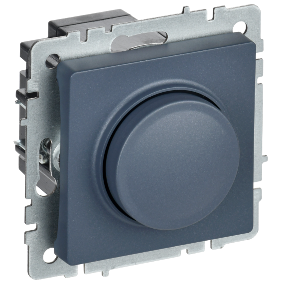 BRITE Светорегулятор поворотно-нажимной 600Вт СС10-1-0-БрМ маренго IEK