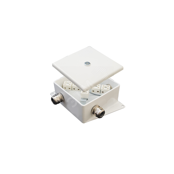 Коробка монтажная огнестойкая КМ-О (4к*60)-IP66-120х120 два ввода BD Гефест-СПб КМ-О (4к*6,0)-IP66-120х120 BD