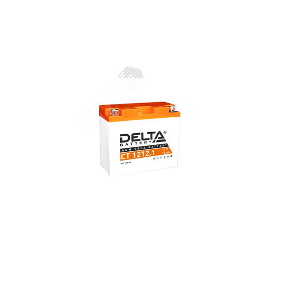 Аккумулятор CT 12В 12Ач Delta MOTO CT 1212.1