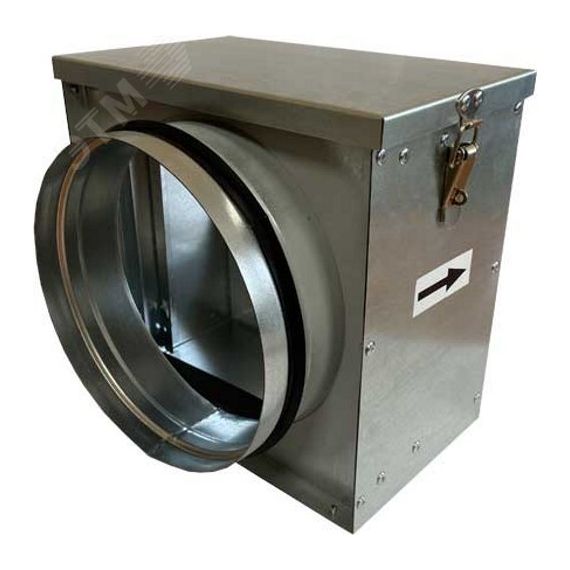 Корпус для HEPA фильтра, канальный из оцинкованной стали 200х200х78мм, подключение D160 220х220х300 Naveka УН-00003645