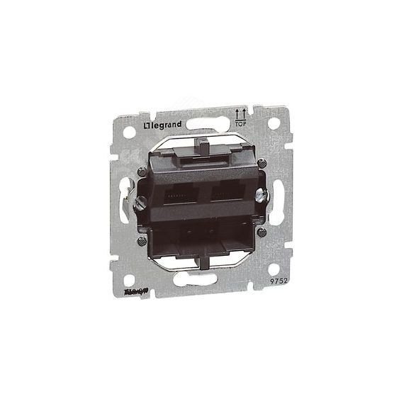 Galea Life Розетка компьютерная RJ45 2 выхода категория 5е UTP LEGRAND 775762