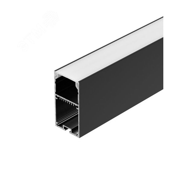 Профиль LINE-S-3667-2000 BLACK (Arlight, Алюминий) Arlight 042901