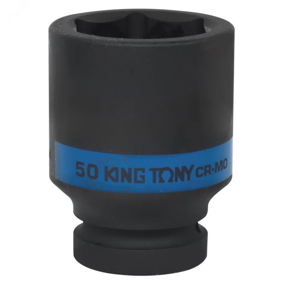 Головка торцевая ударная глубокая шестигранная 1', 50 мм King Tony 843550M