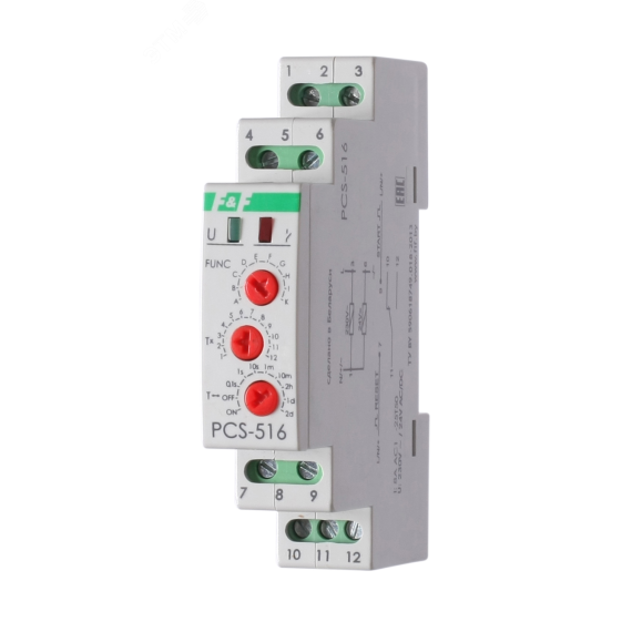 Реле времени PCS-516 Евроавтоматика EA02.001.013