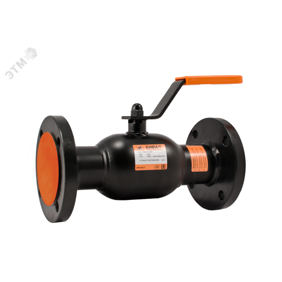 Кран шаровой стальной DN50 PN40 фланцевый ADL КШТ 10.50.40 Ф/Ф