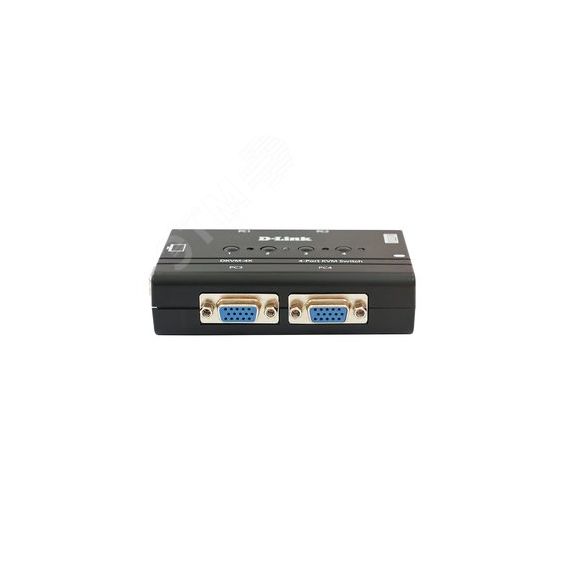Переключатель 4-портовый KVM  с портами VGA и PS/2 D-Link DKVM-4K/B3A