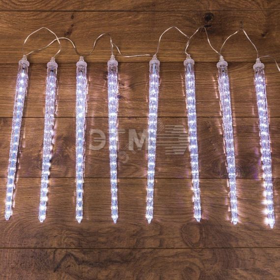 Гирлянда светодиодная Сосульки 230В, комплект 8 шт х 42 см, 36x8 LED, не соединяются Neon-Night 256-415