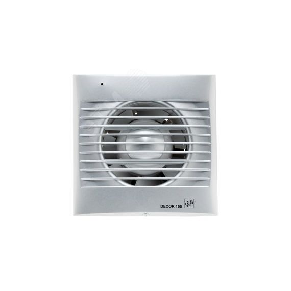 Вентилятор накладной Decor 100C Silver Soler & Palau 03-0103-021
