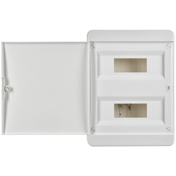 TEKFOR Корпус пластиковый ЩРН-П-24 IP41 белая дверь IEK