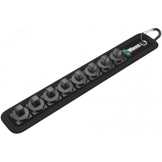 Пояс матерчатый Belt B 0/8 на 8 торцевых головок DR 3/8 пустой комплектация: 1x Belt B (матерчатый) на 8 инструментов неукомплектованный 45 x 275 мм 1 WERA WE-003980