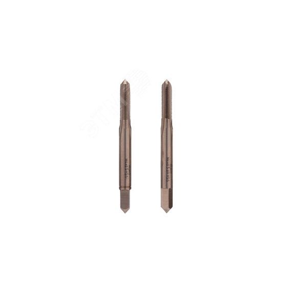 Метчик М 4,0х0,5 (Комплект 2шт) DIN2181 HSS-G 6h 45мм a=3,4 Ruko 235041