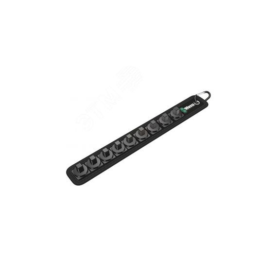 Пояс матерчатый Belt B 0/9 на 9 торцевых головок DR 3/8 пустой комплектация: 1x Belt B (матерчатый) на 9 инструментов неукомплектованный 45 x 310 мм 1 WERA WE-003981