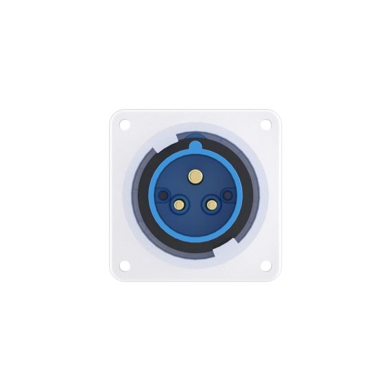Вилка панельная PSP IP67 32А 2P+E 230В