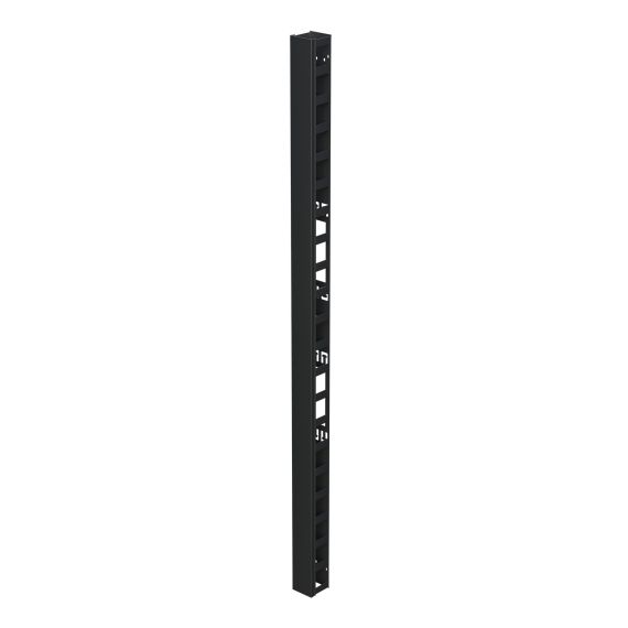 Организатор вертикальный с крышкой 24U, 60мм, для IT-CQE RAL9005