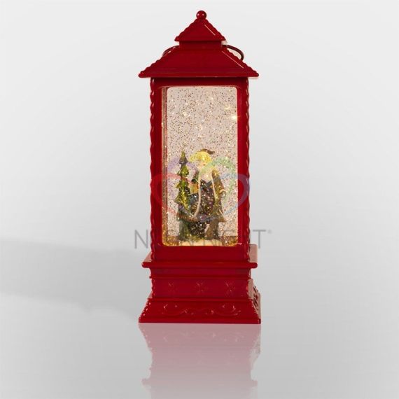 LED-фонарь декоративный LED-фонарь с эффектом снегопада и подсветкой дед мороз, теплое белое свечение Neon-Night 501-062