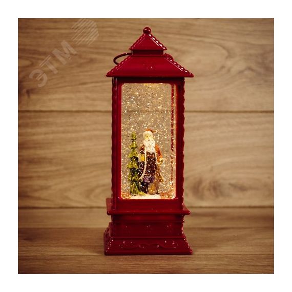 LED-фонарь декоративный LED-фонарь с эффектом снегопада и подсветкой дед мороз, теплое белое свечение Neon-Night 501-062