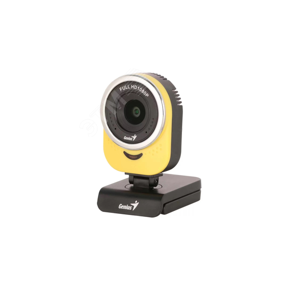 Веб-камера QCam 6000 1920x1080, микрофон, 360град, USB 2.0, желтый Genius 32200002409