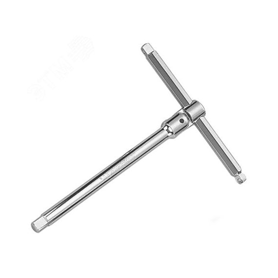 Удлинитель Т-образный трехсторонний 1/4'',3/8'',1/2''DR, 250-200 мм Jonnesway S43H210