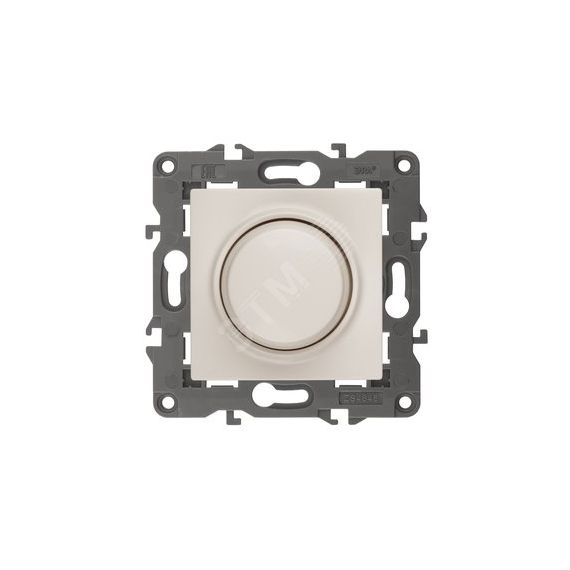 Светорегулятор поворотно-нажимной, 400ВА 230В, Эра Elegance, сл.кость,14-4101-02 ЭРА Б0034340