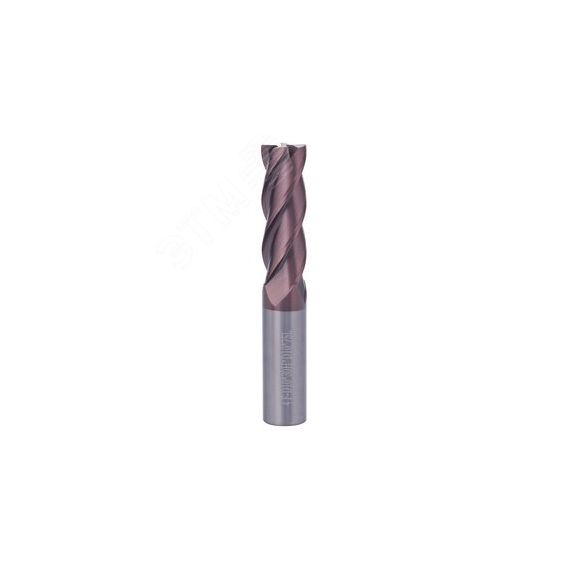 Фреза цилиндрический хвостовик 10x75/30мм 4z(R0,5) P20 TiALN 55HRC d10 H-Tools 19964-100