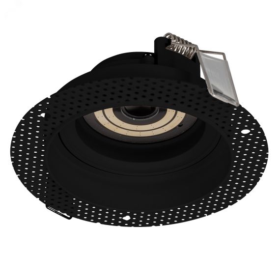 Корпус PLURIO-BASE-BUILT-TRIMLESS-R120 (BK, 1-2, 200mA) (IP20 металл, 3 года) Arlight 031705