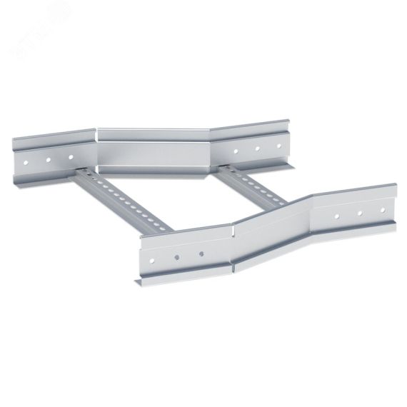 Переходник по ширине центральный лестничный усиленный 100х400х300 мм (2 мм) EKF wcltp100x400x300-2