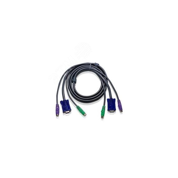 Кабель KVM PS/2 Standard, 1.8 метра Aten 2L-1001P/C