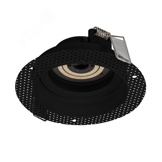 Корпус PLURIO-BASE-BUILT-TRIMLESS-R120 (BK, 1-2, 200mA) (IP20 металл, 3 года) Arlight 031705