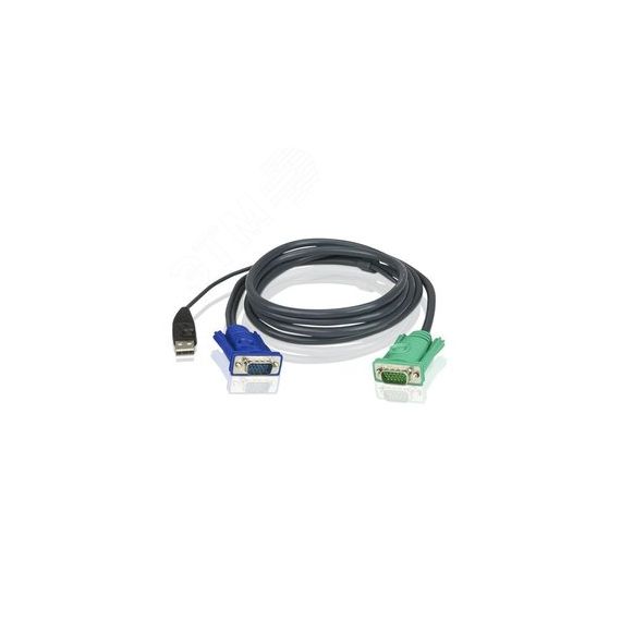 Кабель KVM VGA, USB, 5 метров Aten 2L-5205U