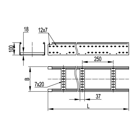Чертеж LL1050ZL