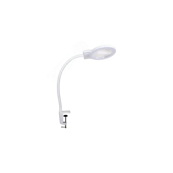 Светильник Леда С20-044 ПДБ50-8-044 (LED, с зеркалом для макияжа, на струбцине, 3Вт, стойка 450 мм) Трансвит 000000000976