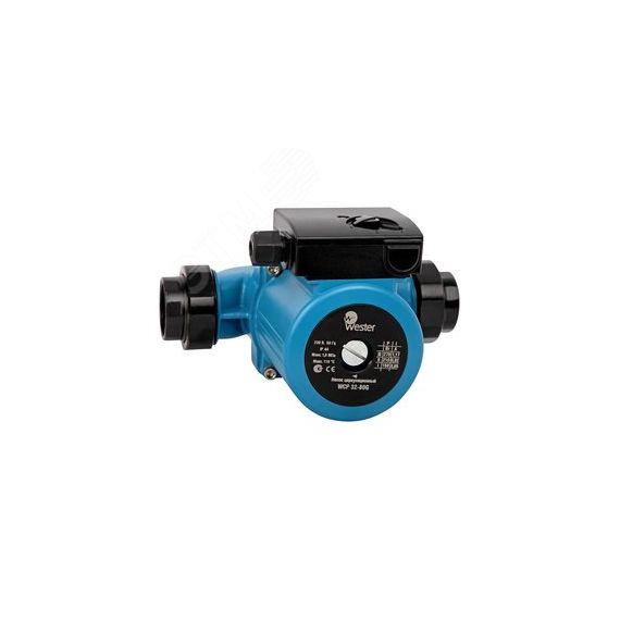 Насос циркуляционный WCP 25-60G 130мм, 2.7 м3/час, напор 6м, с гайками WESTER WCP25-60G130