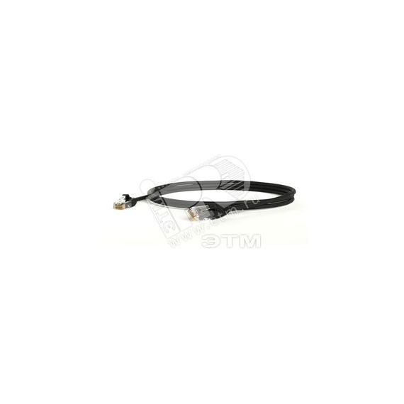 Патч-корд U/UTP категория 6 LSZH черный (15м) Hyperline 230323