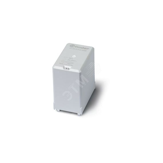 Реле силовое электромеханическое, монтаж на печатную плату, 2NO 50A, контакты AgSnO2 (зазор 3 мм), катушка 12В DC, степень защиты RTII, опции: нет FINDER 67.22.9.012.4300