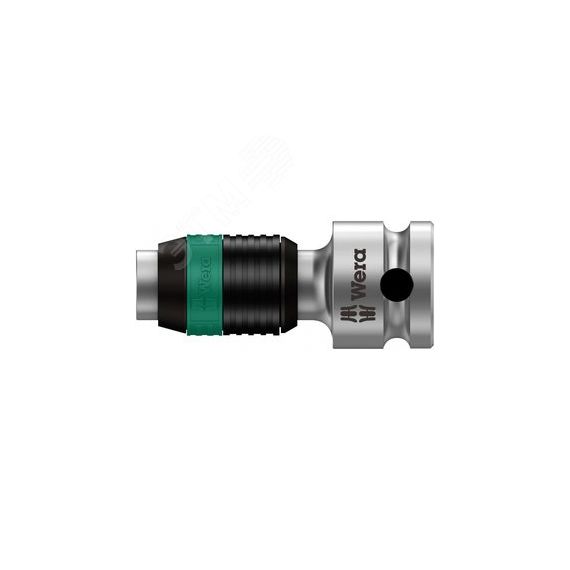 Переходник с квадрата на шестигранник 8784 B1 Zyklop 1/4 C/E 6.3 x DR 3/8 x 44 мм с быстрозажимным патроном WERA WE-003590