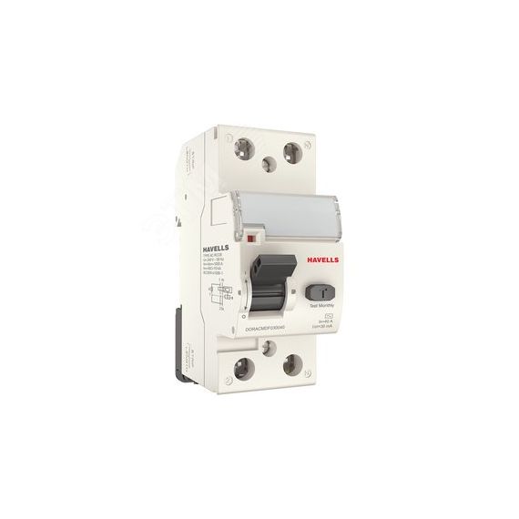 Выключатель дифференциального тока (УЗО) 1п+N 40А 30мА тип АС D7 Havells 7701630