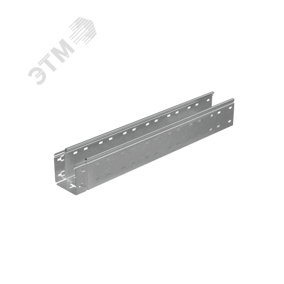 Лоток перф. 100х600х1,2 L3000 мм Быстрый монтаж ПЛЮС КМ-профиль PL0288