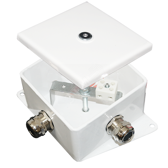 Коробка монтажная огнестойкая КМ-О (6к*60)-IP66-100х100 два ввода AB Гефест-СПб КМ-О (6к*6,0)-IP66-100х100 AB